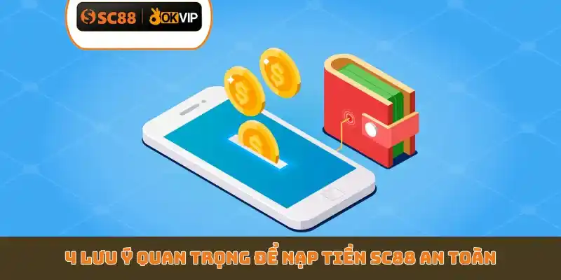 4 lưu ý quan trọng để nạp tiền SC88 an toàn